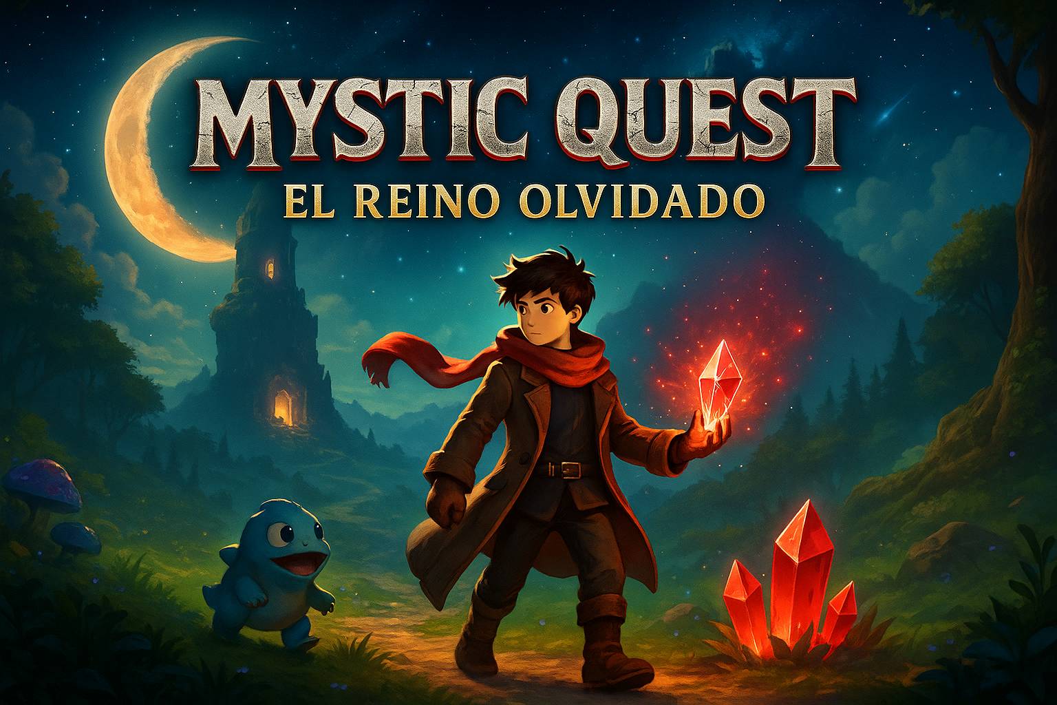 Portada de Mystic Quest: El Reino Olvidado